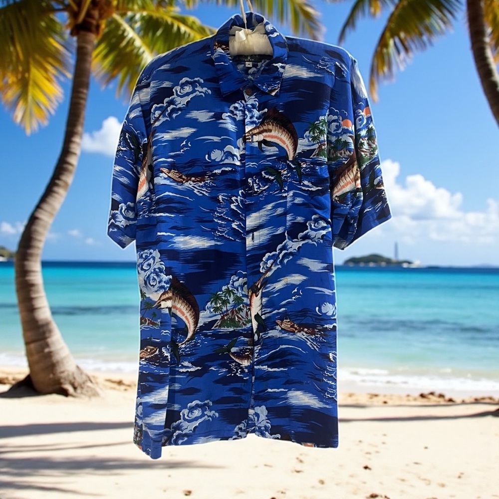 Genuine Men’s Vintage Hawaiian Shirt Medium